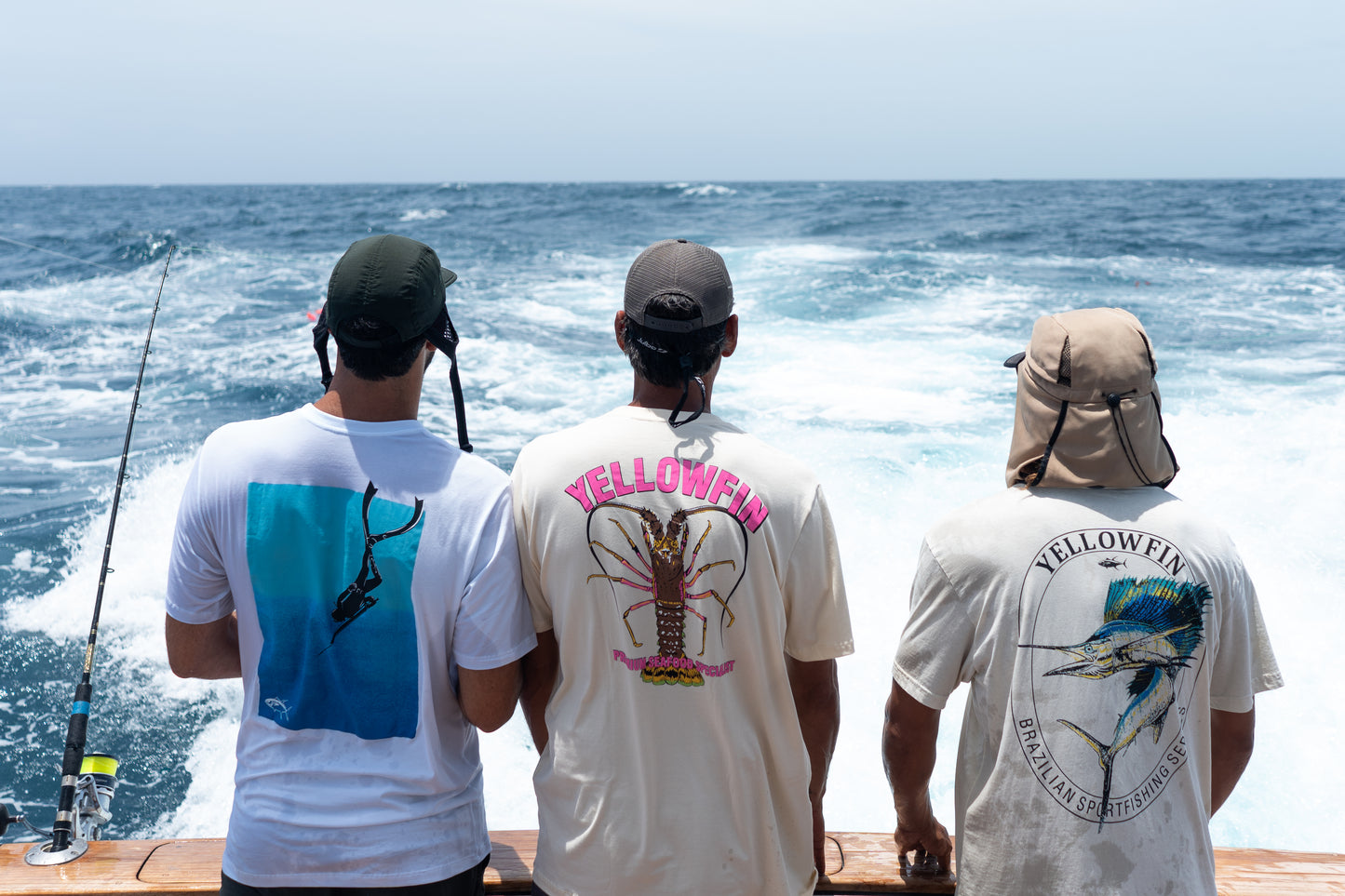 Camisa Yellowfin Seafood Premium Off White