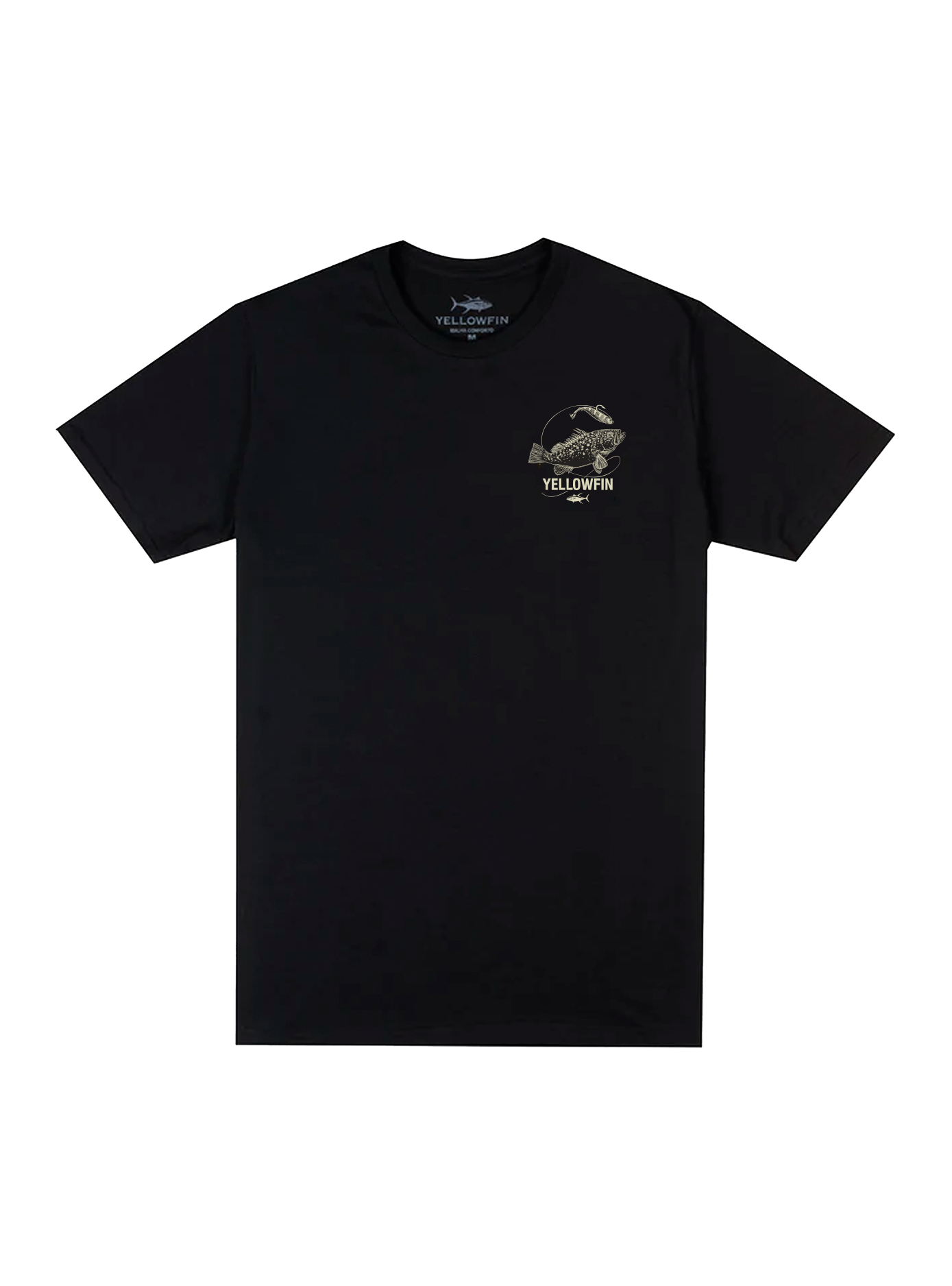 Camisa Yellowfin Deep Jigging Preta