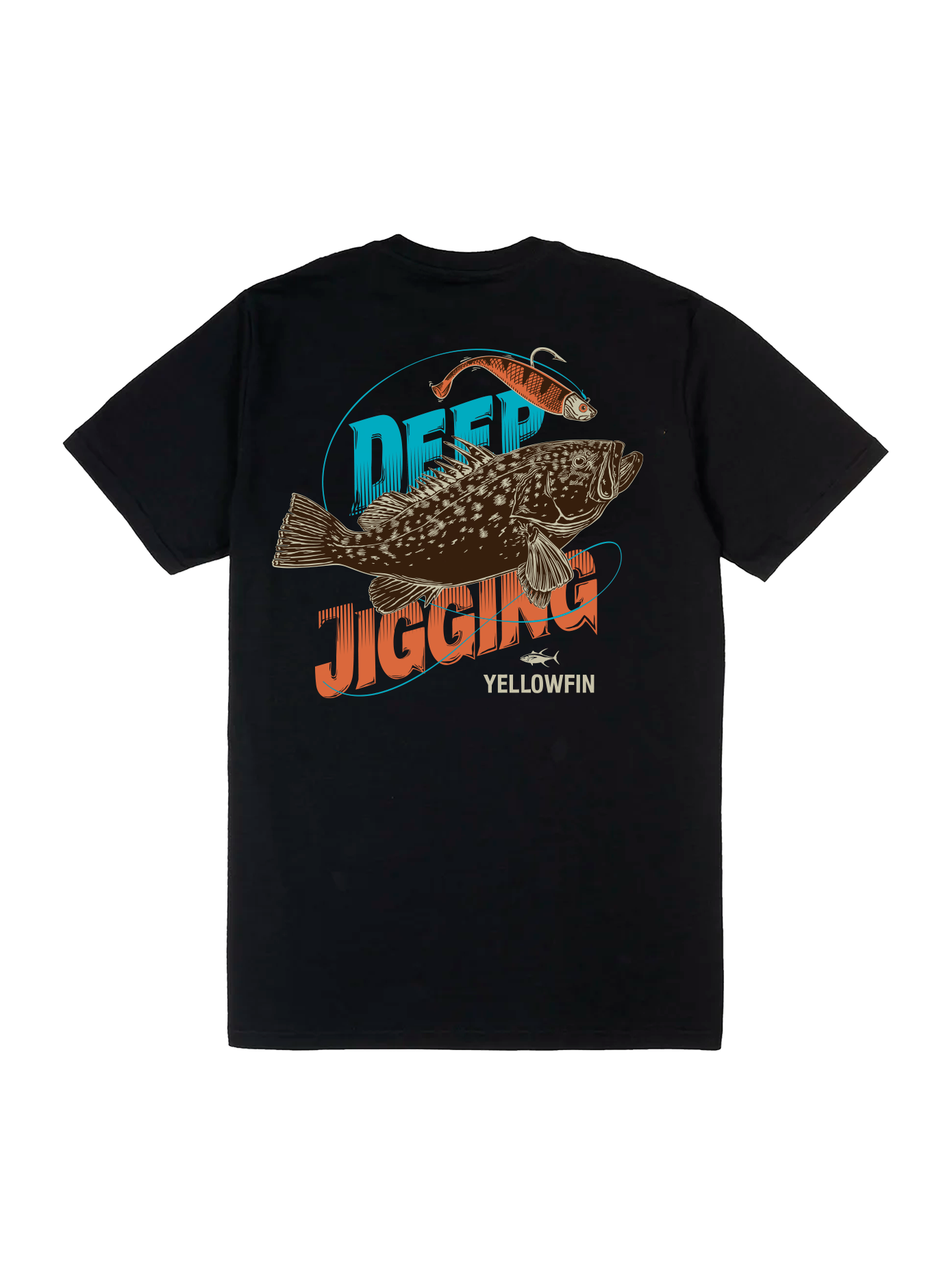 Camisa Yellowfin Deep Jigging Preta