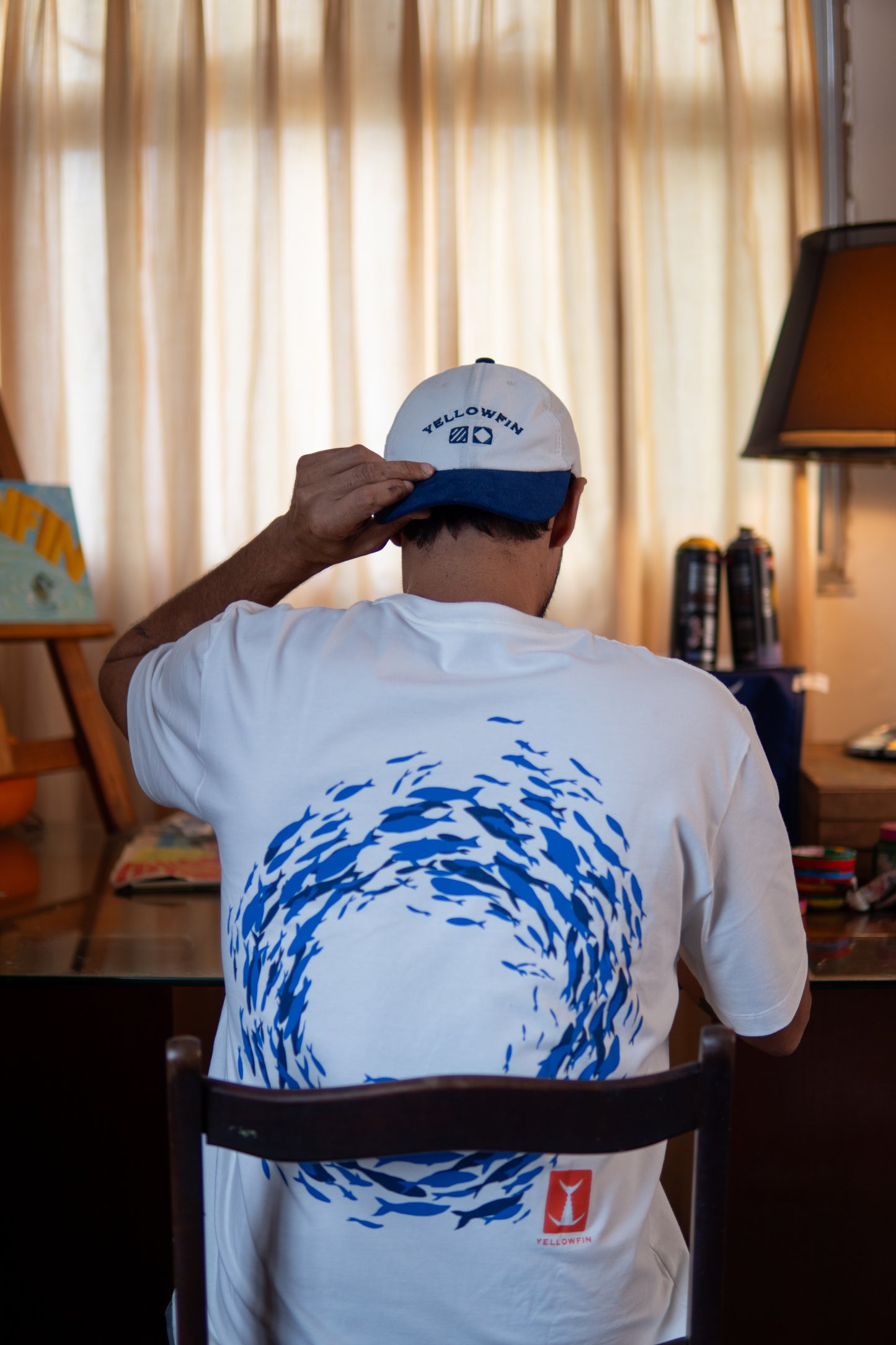Camisa Yellowfin Cardume Off White
