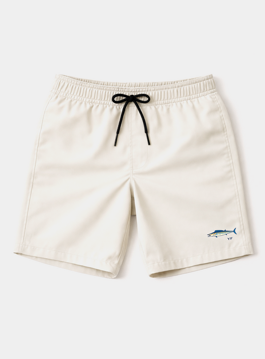 Short Yellowfin Liso com Elástico KHAKI Barracuda