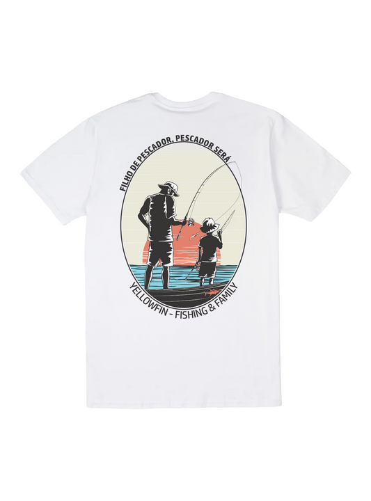 Camisa Yellowfin Fishing and Family Offwhite