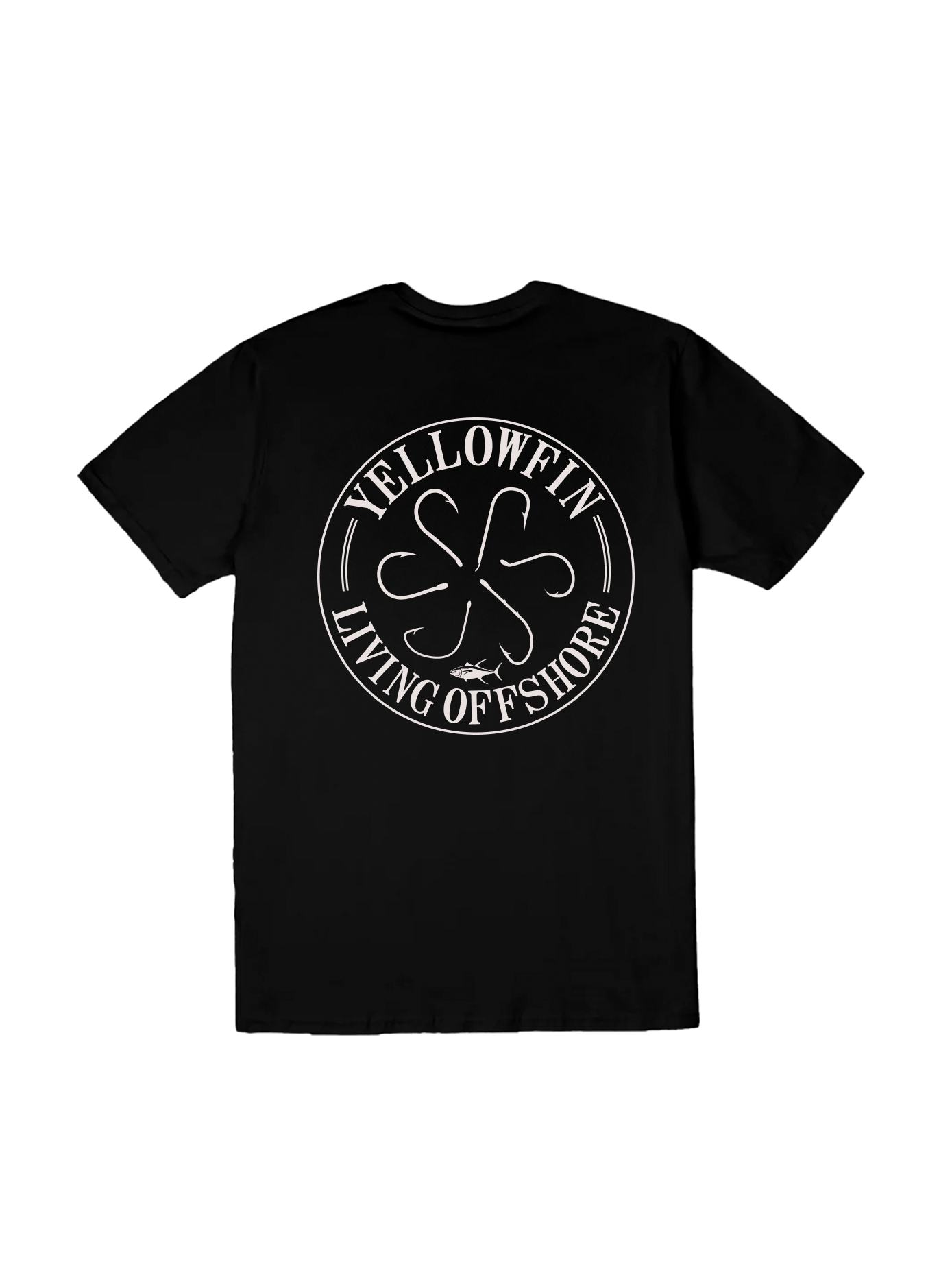 Camisa Yellowfin Fishhook Preta