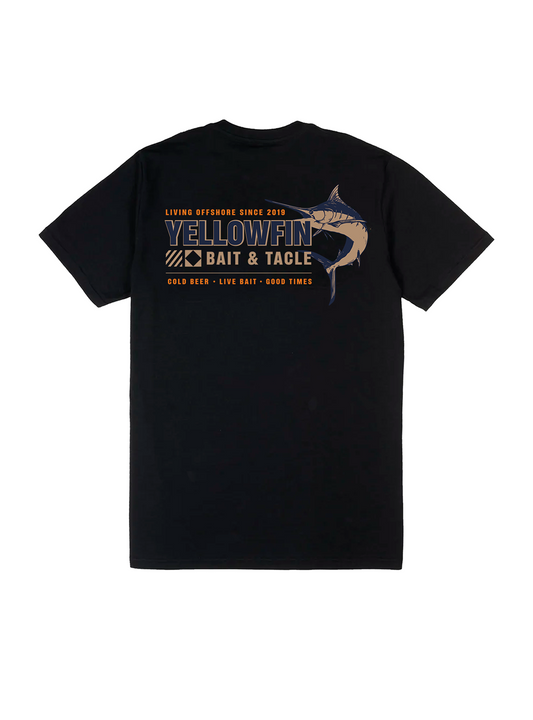 Camisa Yellowfin Bait & Tacle Preta