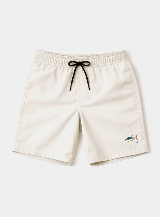 Short Yellowfin Liso com Elástico KHAKI Atum
