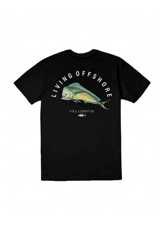 Camisa Yellowfin Living Offshore Preta