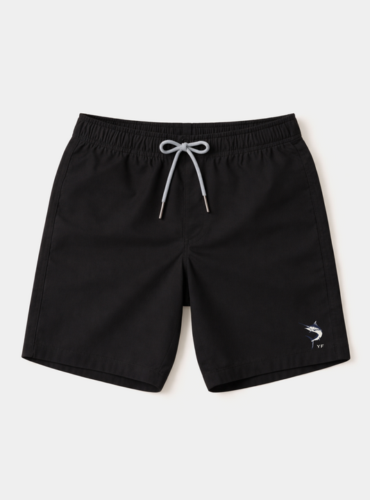 Short Yellowfin Liso com Elástico BLACK Marlim