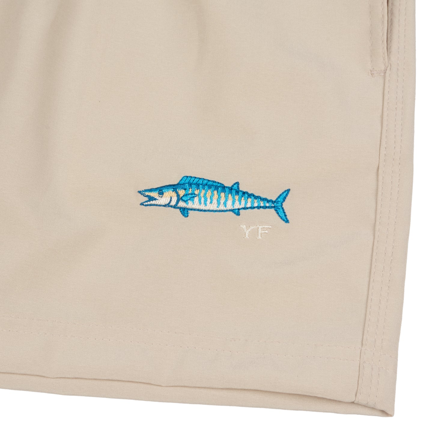 Short Yellowfin Liso com Elástico KHAKI Wahoo
