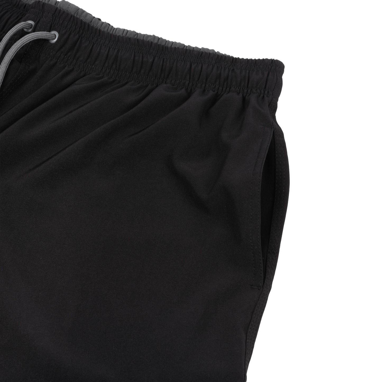 Short Yellowfin Liso com Elástico BLACK Dourado