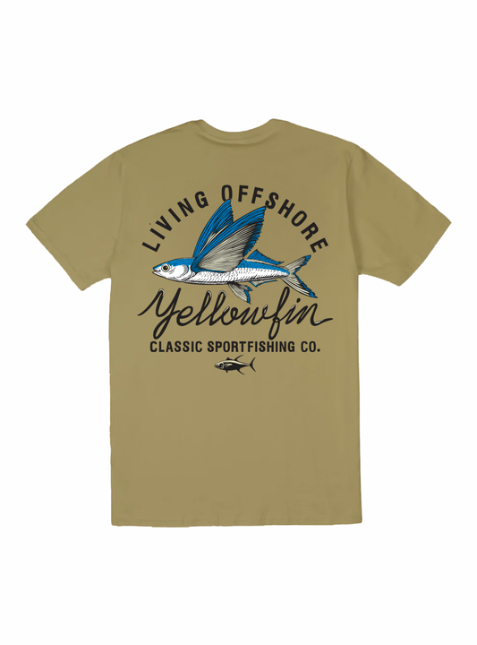 Camisa Yellowfin Flying Fish Bege