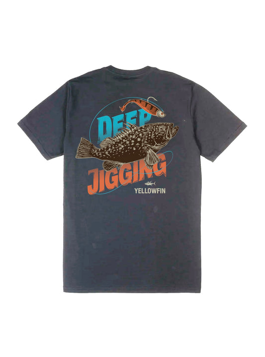 Camisa Yellowfin Deep Jigging Grafite