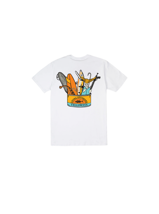 Camisa Yellowfin Stuff kids Branca
