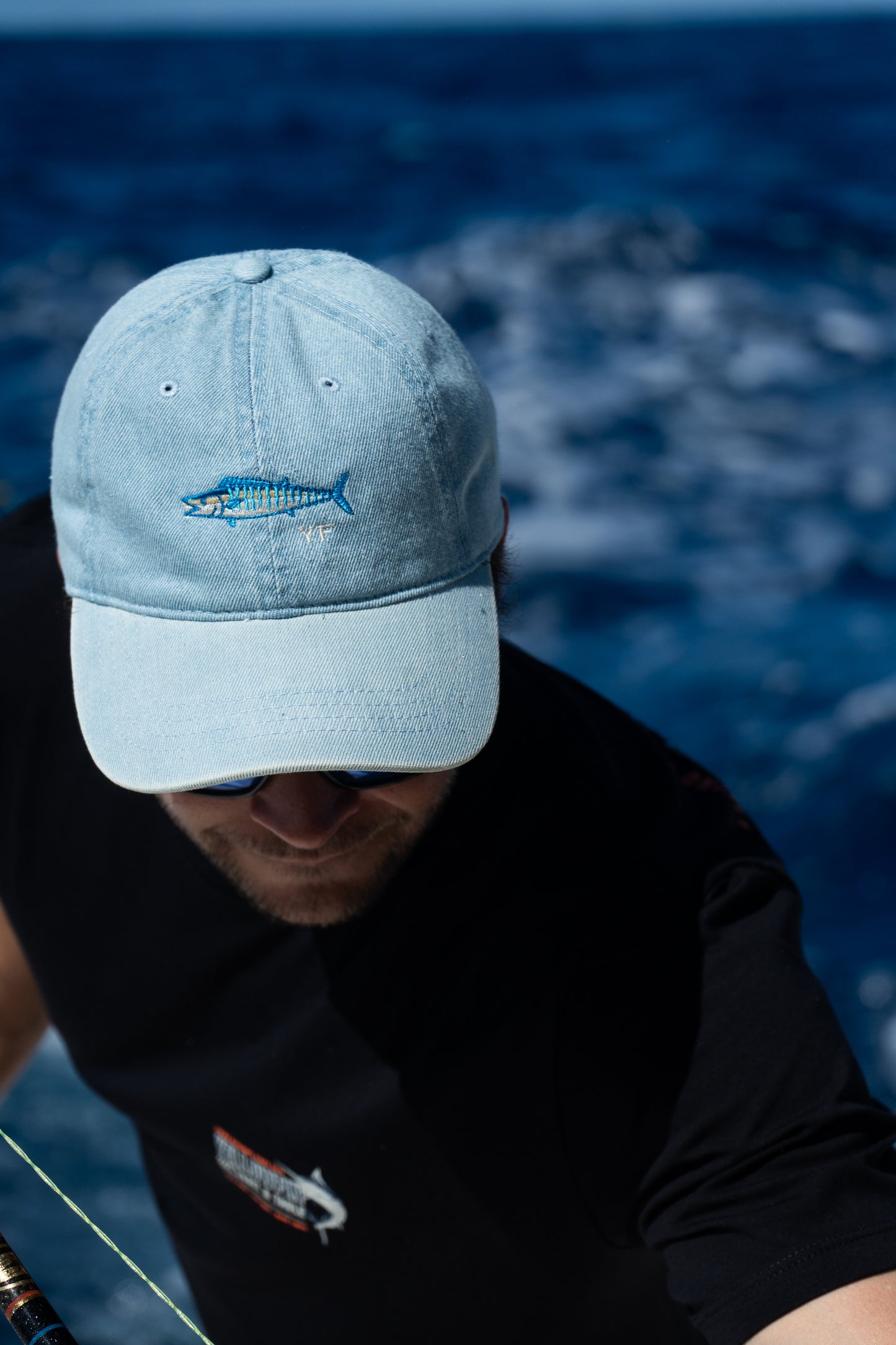 Boné Yellowfin Azul Wahoo