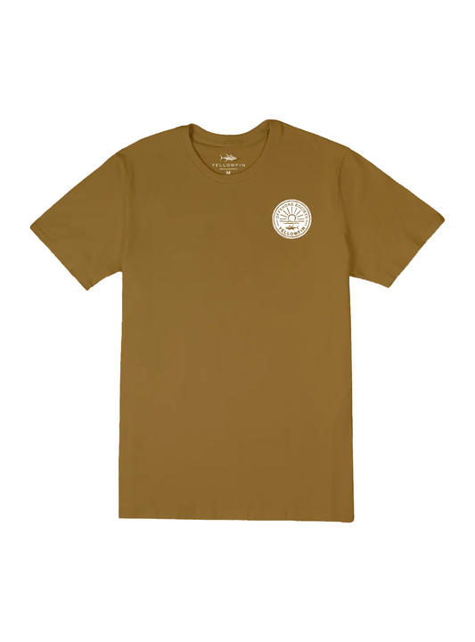 Camisa Yellowfin Society Marrom Pima