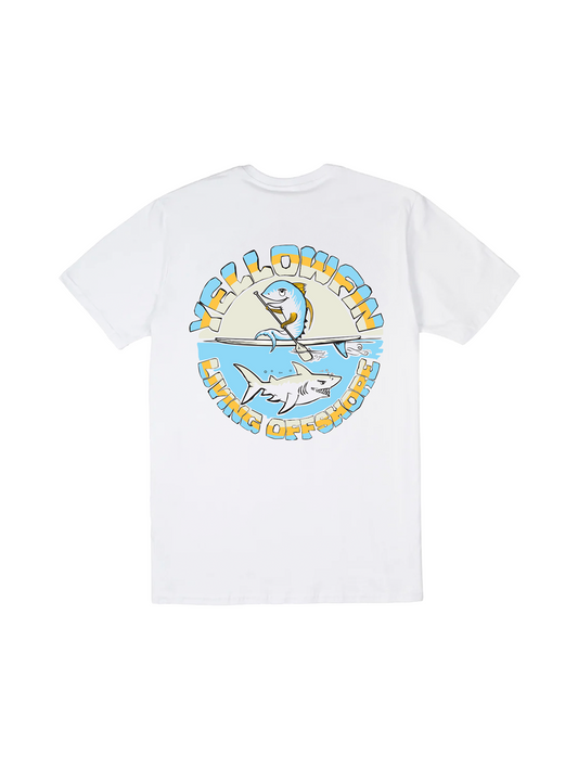 Camisa Yellowfin Living Offshore Kids Branca