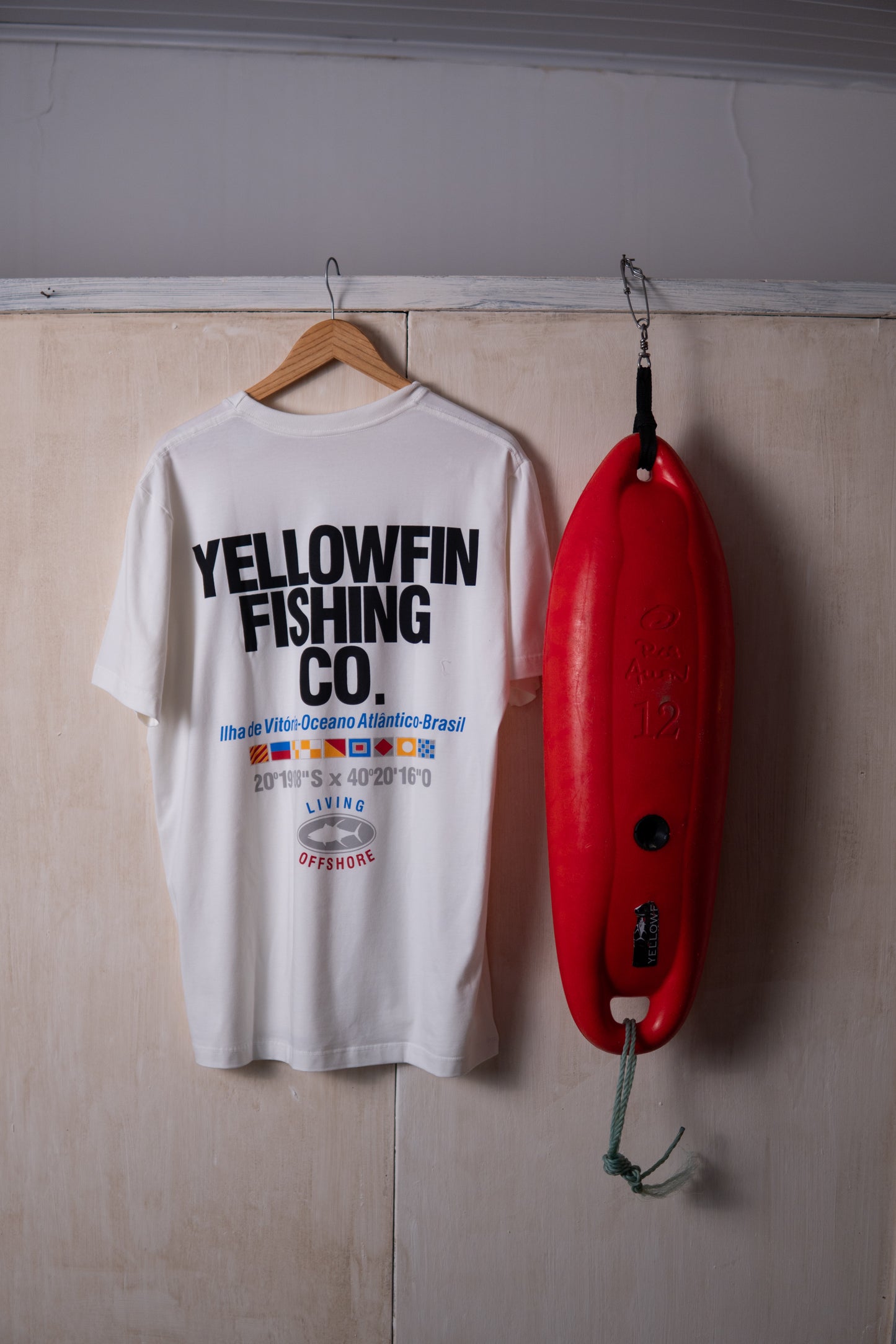 Camisa Yellowfin Coordenada Off White