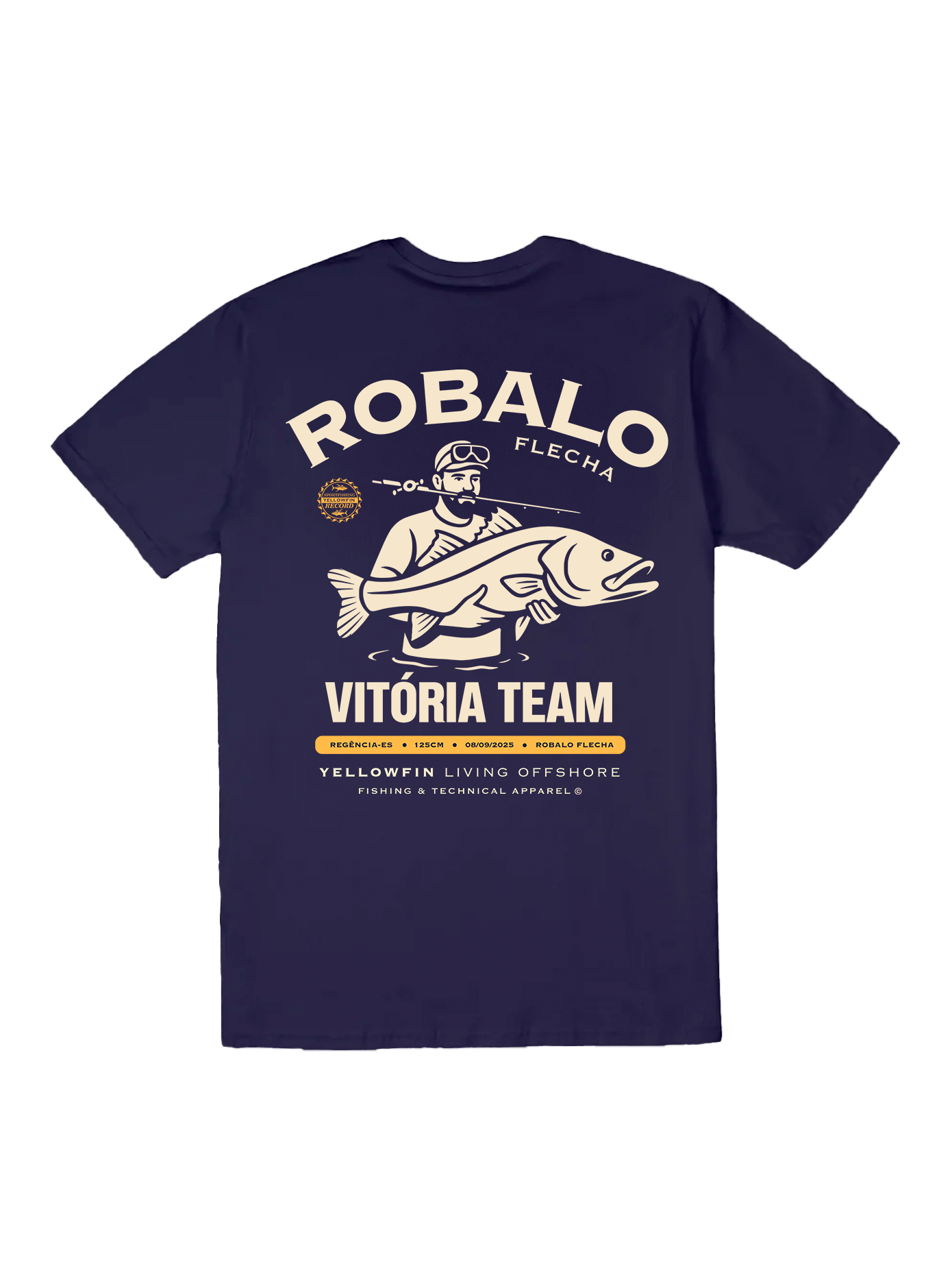 Camisa Yellowfin - VT Brazilian Record Azul Marinho - PIMA