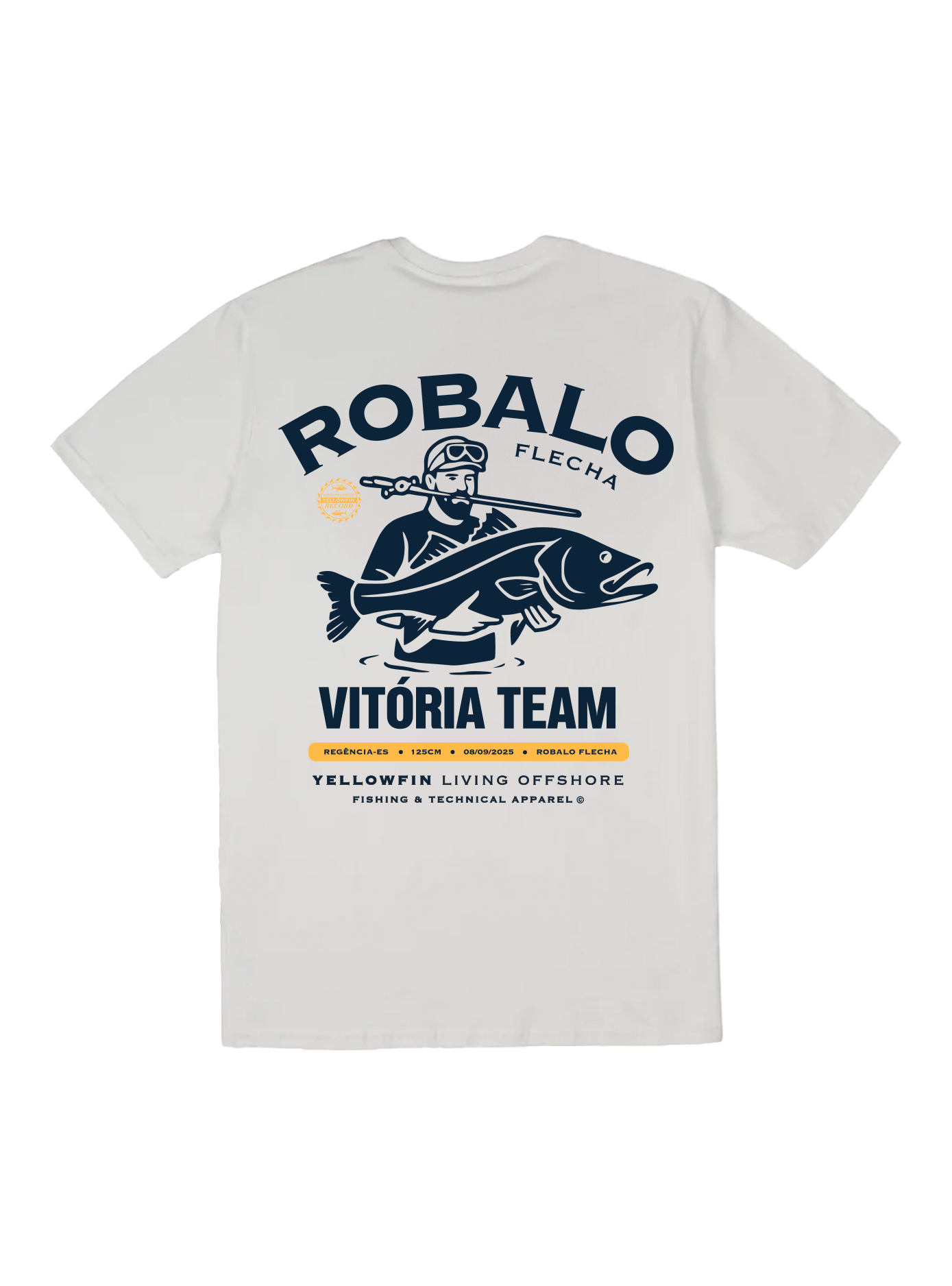 Camisa Yellowfin - VT Brazilian Record Offwhite