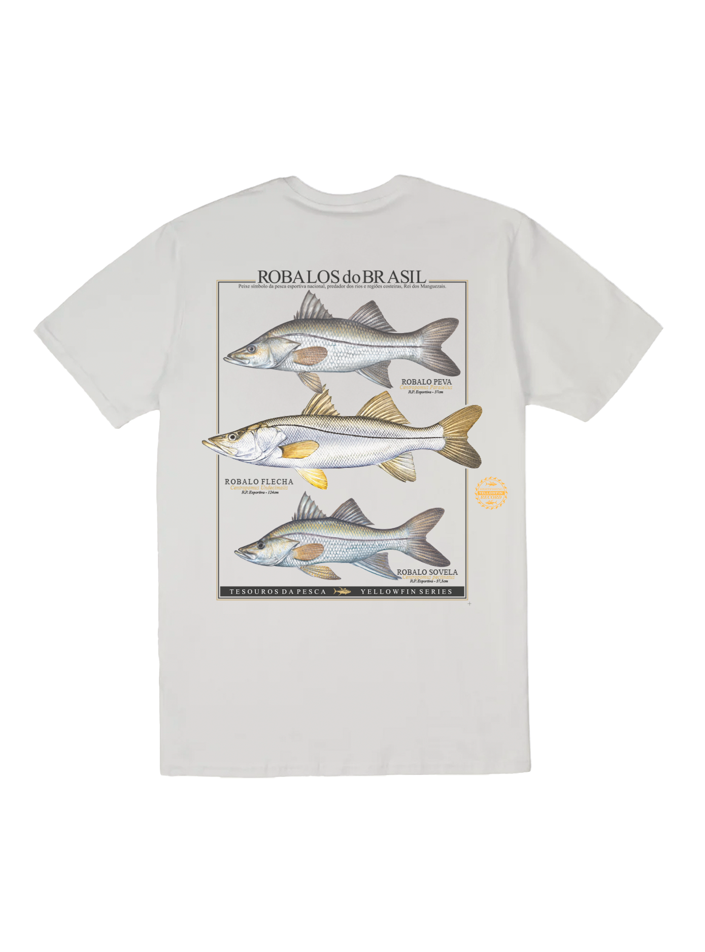 Camisa Yellowfin - VT Robalos do Brasil Offwhite