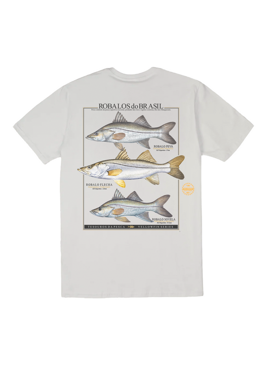Camisa Yellowfin - VT Robalos do Brasil Offwhite